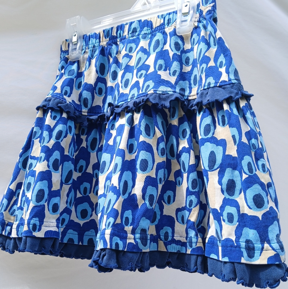 Hanna Andersson Blue and Cream Patterned Fabric